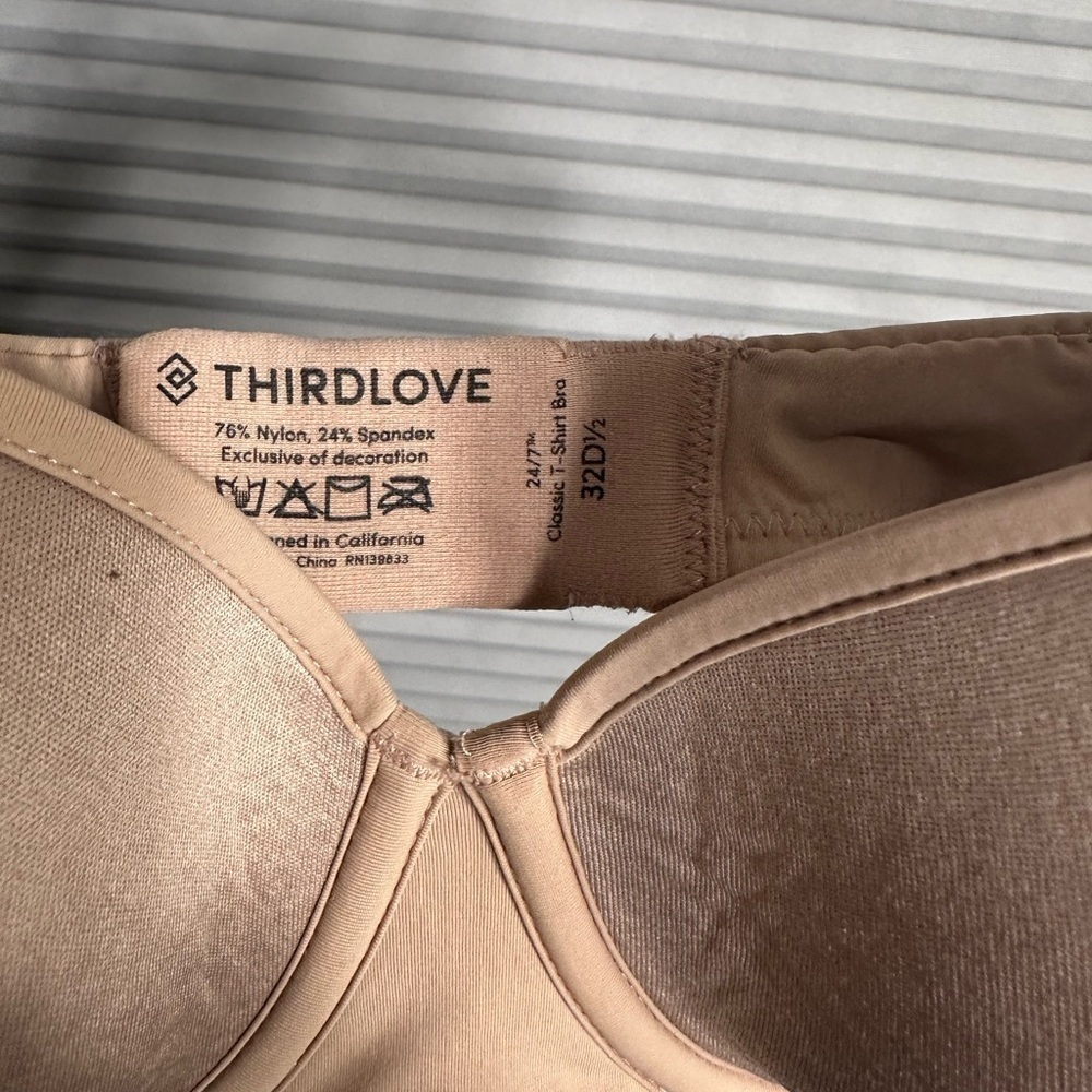 Thirdlove 24/7 Classic T-Shirt Bra 32D1/2